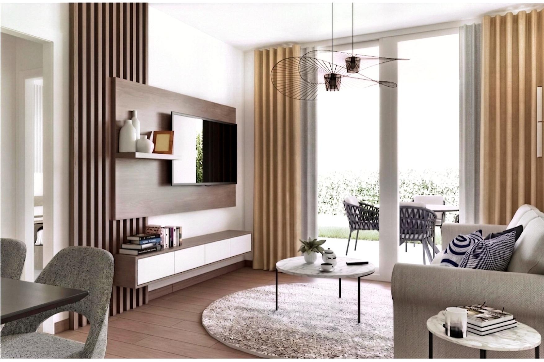 Obývací pokoj v Residence Amare