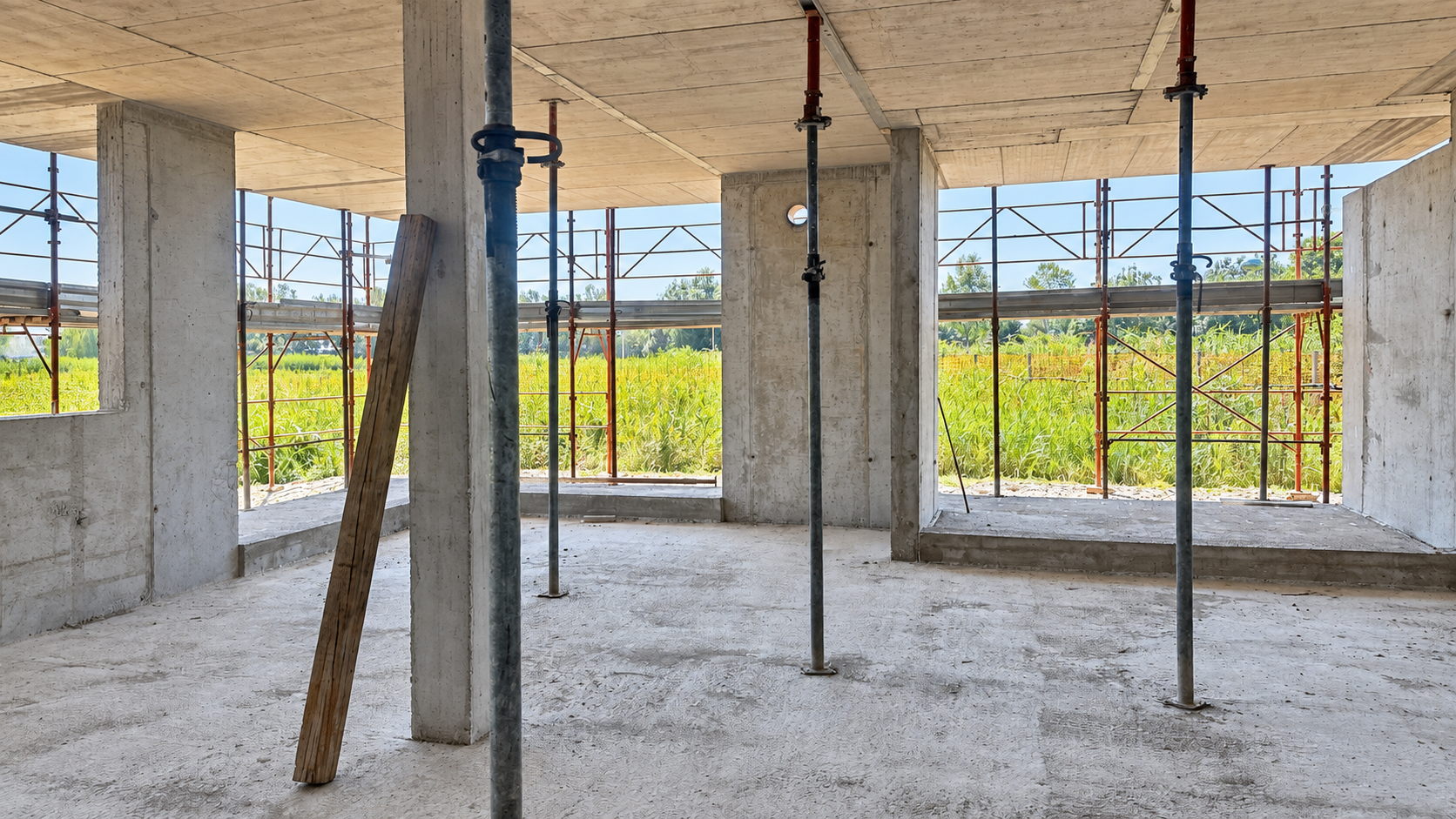 Rozestavěný interiér apartmánu v Residence Amare